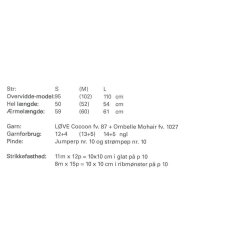 Sweater med ribmnster