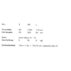 Sweater med rund hals