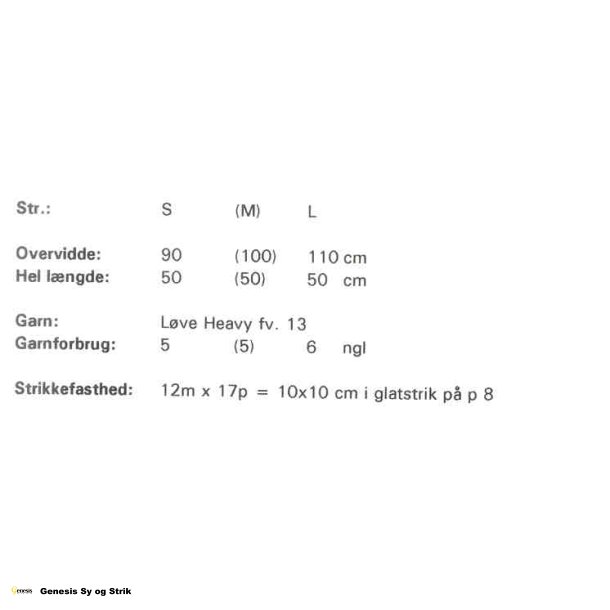 Sweater med rund hals