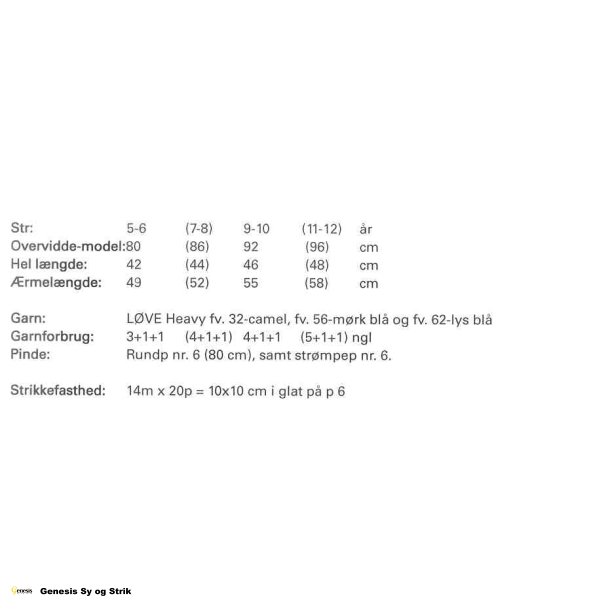 Drengebluse med raglan