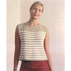 Sommertop med striber