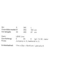 Top med blgemnster/Trje med blgemnster