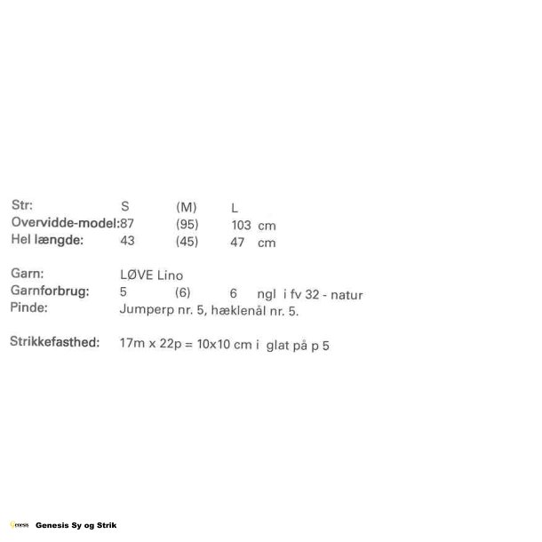 Top med blgemnster/Trje med blgemnster