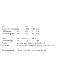 Top med blgemnster/Trje med blgemnster