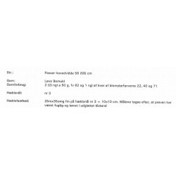 Hklet top / Bllehat med smblomster