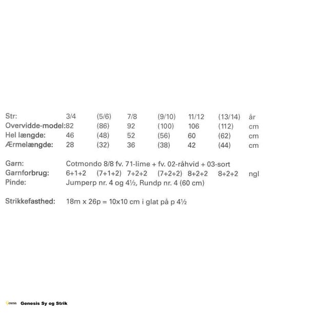 Grn drengesweater i Cotmondo