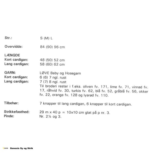 Cardigan med broderi