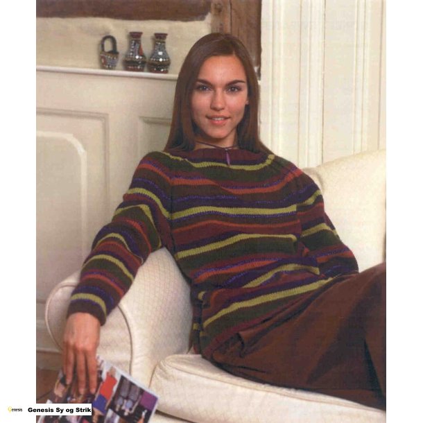 Stribet Sweater