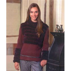 Sweater med ''Pelsstriber''