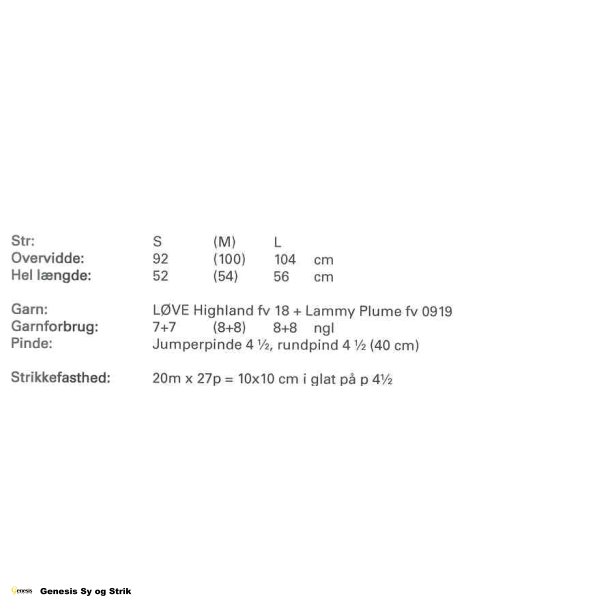 Sweater med ''Pelsstriber''