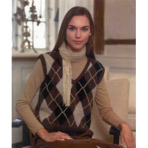 Vest med sokketern foran