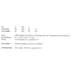 Vest med sokketern foran