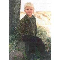 Brnesweater i dobbelt garn