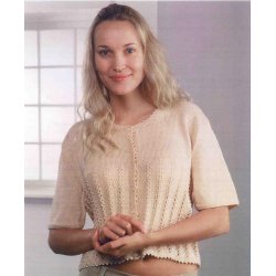 Trje med hulmnster og korte rmer