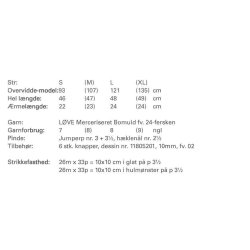 Trje med hulmnster og korte rmer