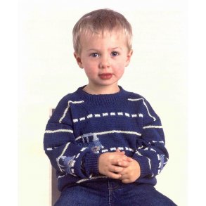Drengesweater med biler