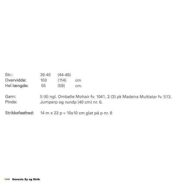 Bluse med hulkanter og pailletter