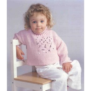 Bluse med pailletter