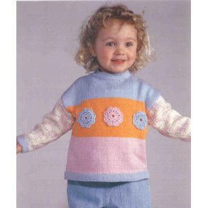 Bluse med ternede rmer