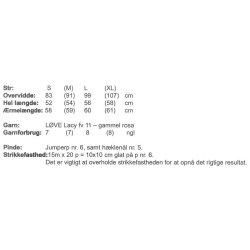 Bluse med hklede blomster