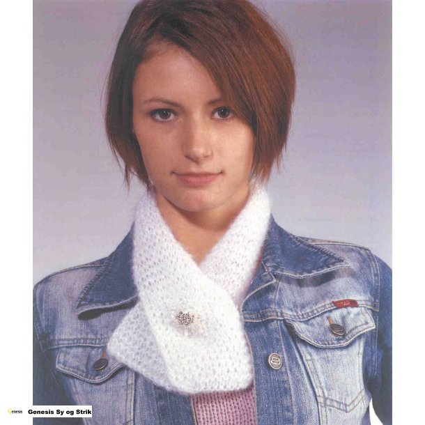 Halsvarmer og broche