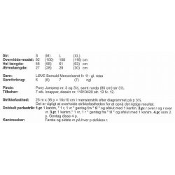 Cardigan med hulmnster og snoninger