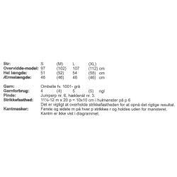 Mohairbluse med hulmnster