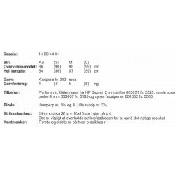 Bluse med perlebroderi