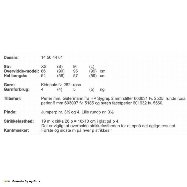 Bluse med perlebroderi