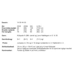 Lang Mohairtrje med bomuldskanter