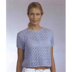 Bluse med Zigzagmnster