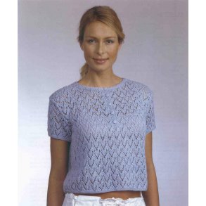 Bluse med Zigzagmnster