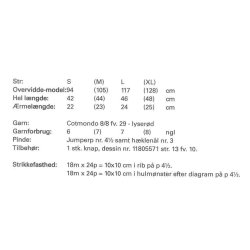 Bluse med hulmnster p Brestykket