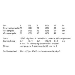 Bluse med blomsterranker