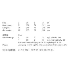 Bluse med broderet alf