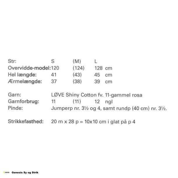 Bred bluse med brombrmnster