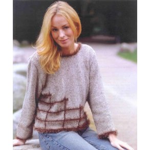 Bluse med ternet mnster