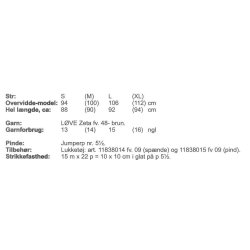 Lang trje strikket p tvrs