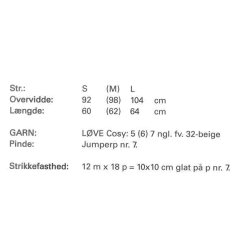 Sweater med lkkekanter