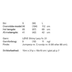 Bluse med hulmnster p rmer