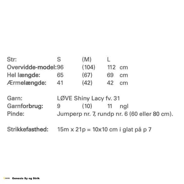 Bluse med hulmnster p rmer