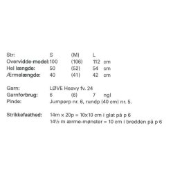 Sweater med hulmnster