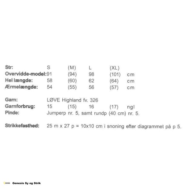 Sweater med snoninger