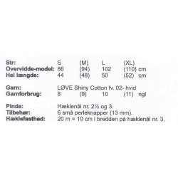 Hklet trje med korte rmer