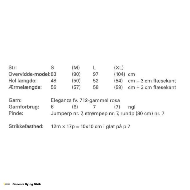 Bluse med flsekanter