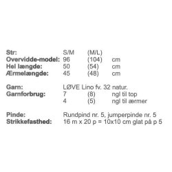 Top med flserib med eller uden rmer