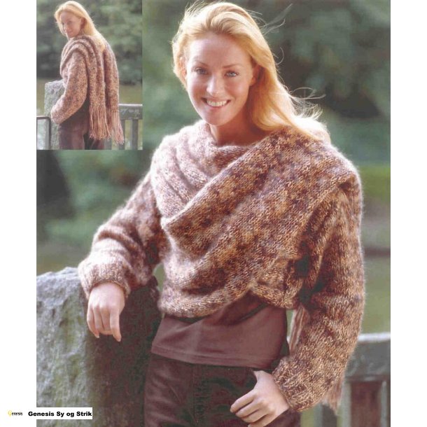 Halstrkldetrje med frynser