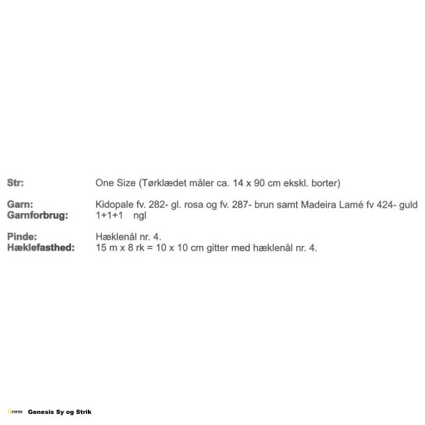 Lille gitterhklet halsklud