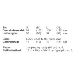 Sweater med stor ribkrave