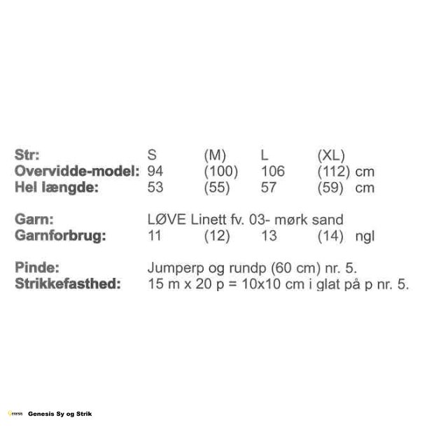 Sweater med stor ribkrave